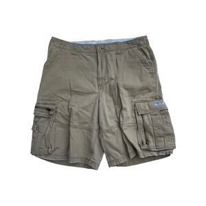 Aeropostale Mens Size 40 Cargo Shorts Tan Khaki Pockets Casual Outdoor‎ Comfy